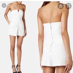 Topshop White Romper Size 6